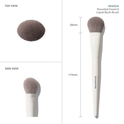 Morphe M282 Rounded Cream & Liquid Highlight Brush    