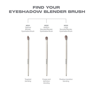 Morphe M333 Large Rounded Blender Eyeshadow Brush    