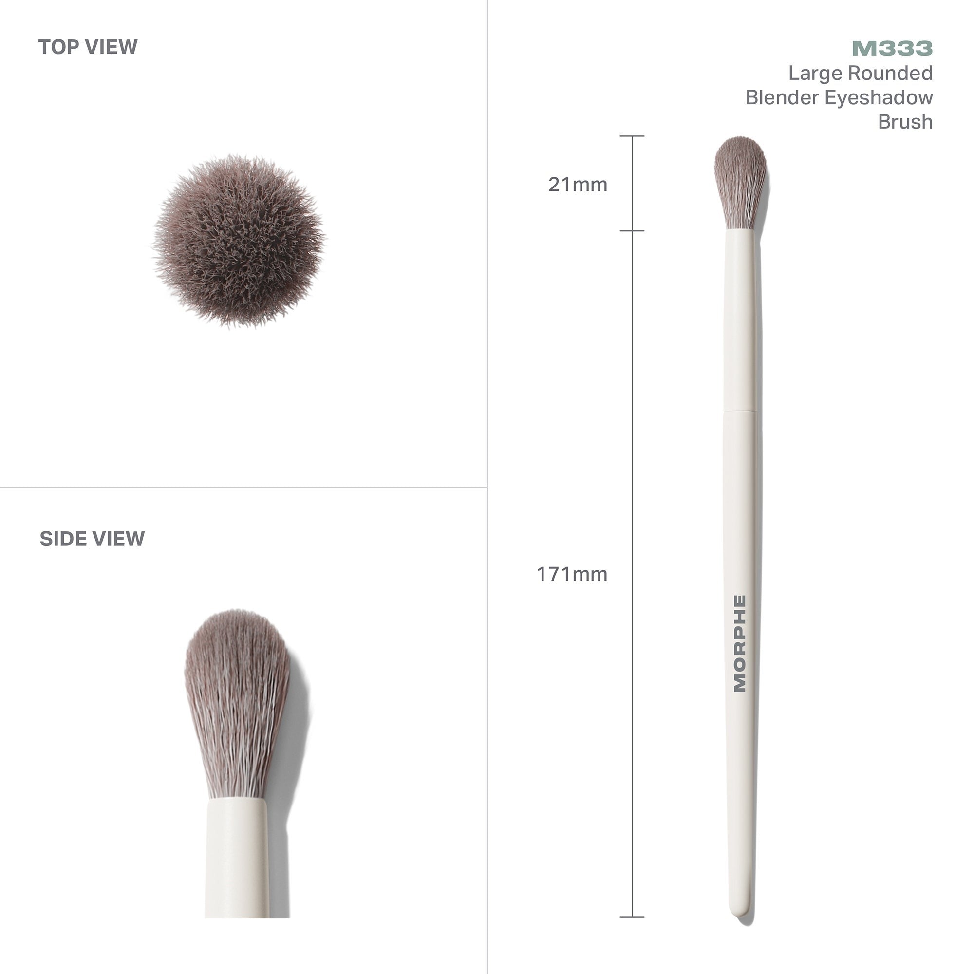 Morphe M333 Large Rounded Blender Eyeshadow Brush    