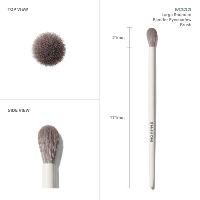 Morphe M333 Large Rounded Blender Eyeshadow Brush    