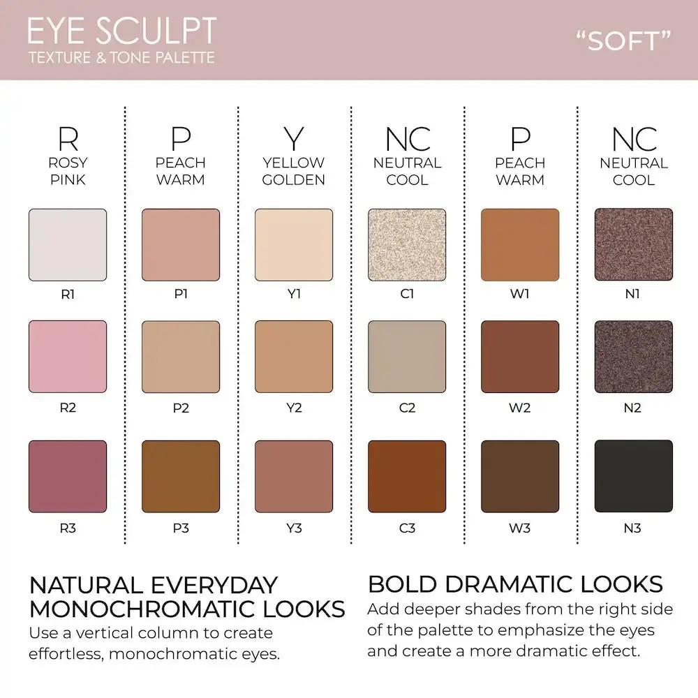 NATASHA DENONA Eye Sculpt Texture & Tone Eyeshadow Palette    