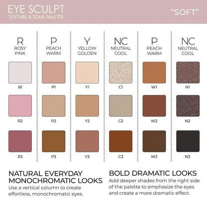 NATASHA DENONA Eye Sculpt Texture & Tone Eyeshadow Palette    