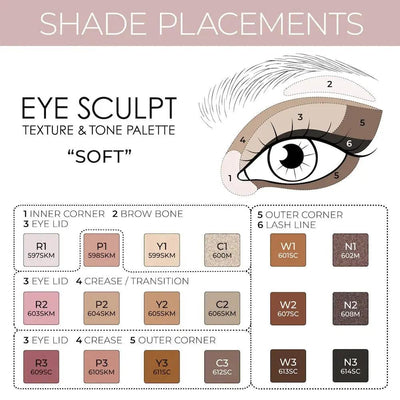 NATASHA DENONA Eye Sculpt Texture & Tone Eyeshadow Palette    
