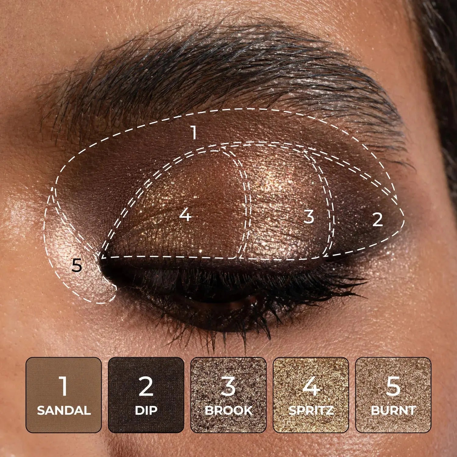NATASHA DENONA Tan Eyeshadow Palette    
