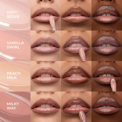 NATASHA DENONA HY-GLOSS Milky Tinted Lip Gloss Balm    
