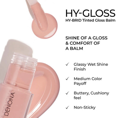 NATASHA DENONA HY-GLOSS Milky Tinted Lip Gloss Balm    