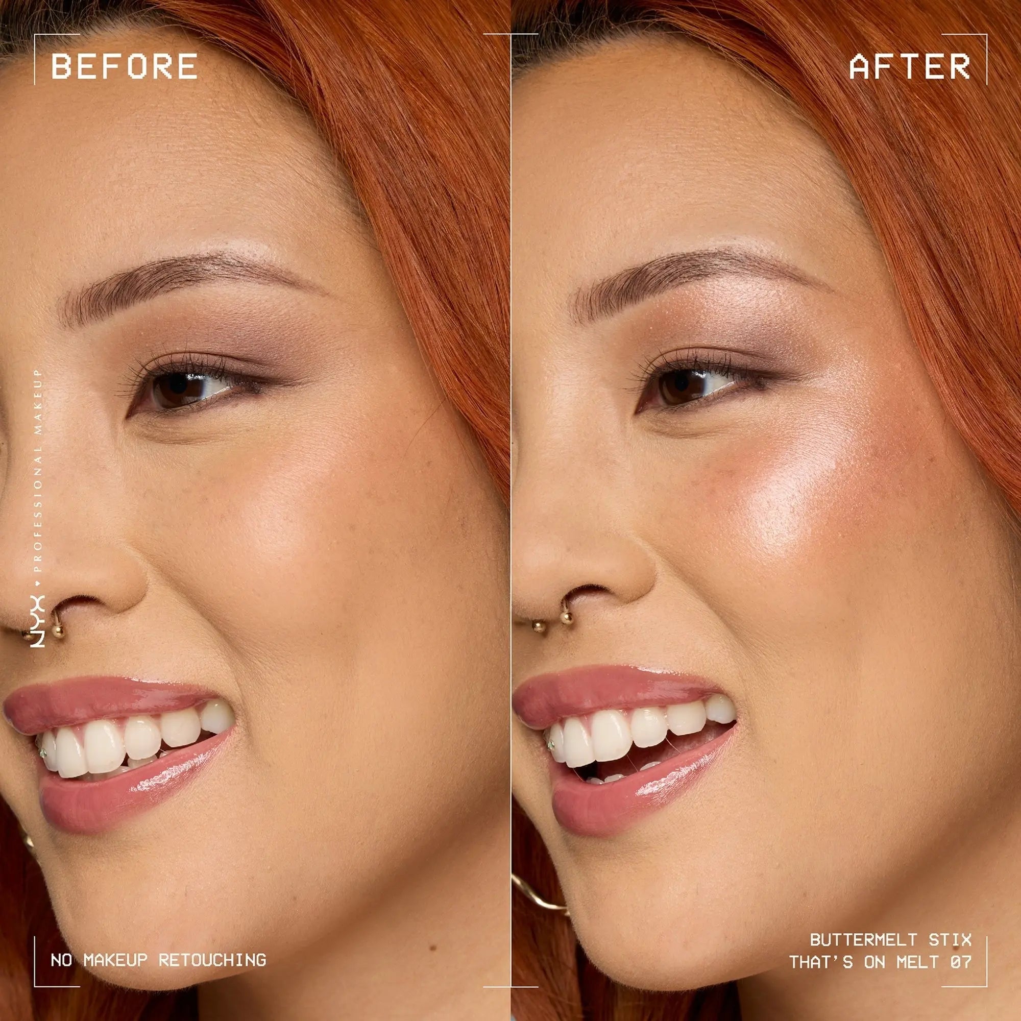 NYX Professional Makeup Buttermelt Stix, Glow Boosting Stix, up to 8 HR wear 5g    