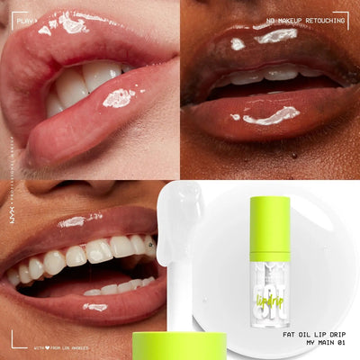 NYX Professional Makeup Fat Oil Lip Drip 12H Hydration Non-Sticky Finish Lip Gloss    