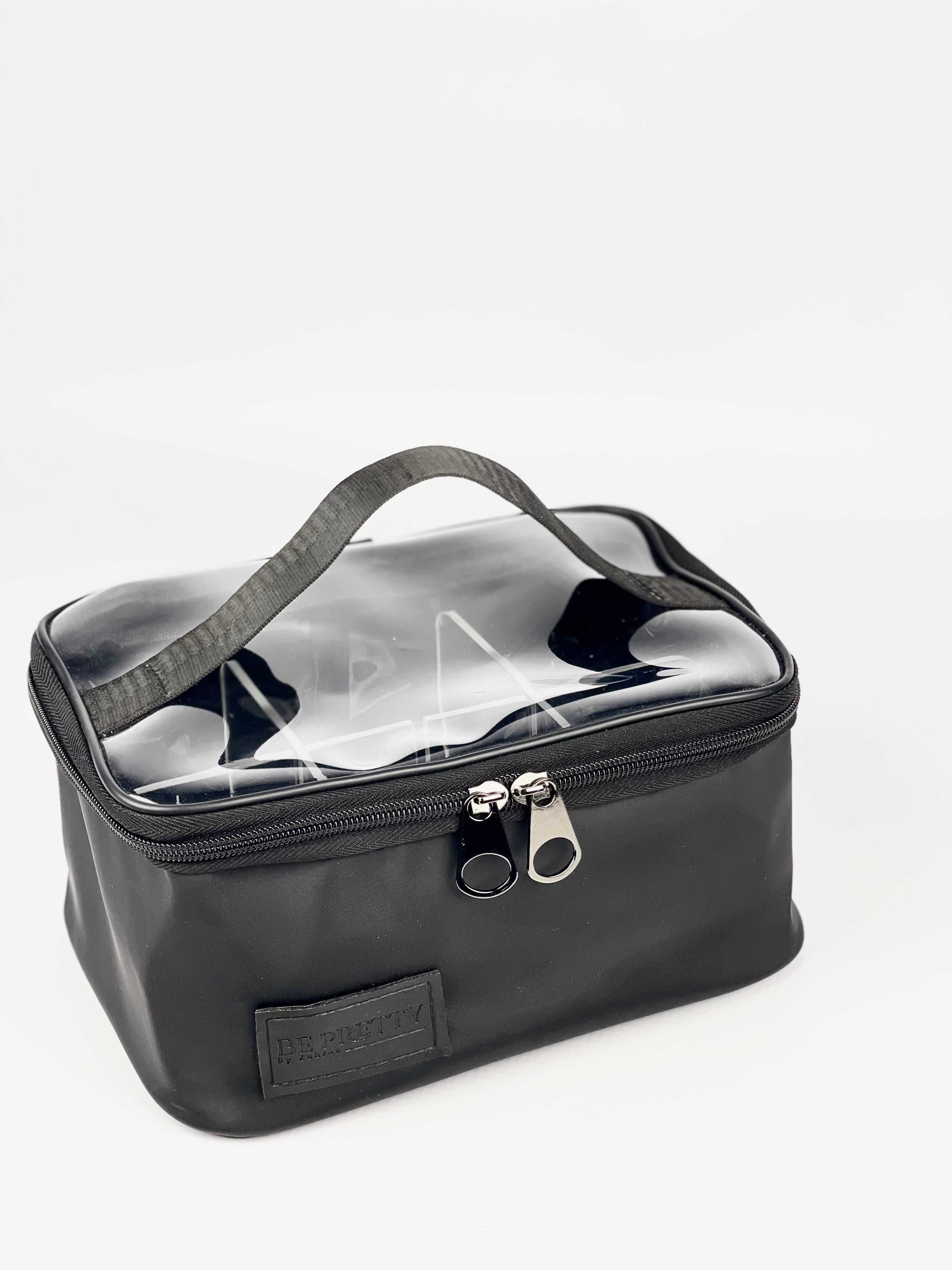 Noir Satin Pouch Petite    