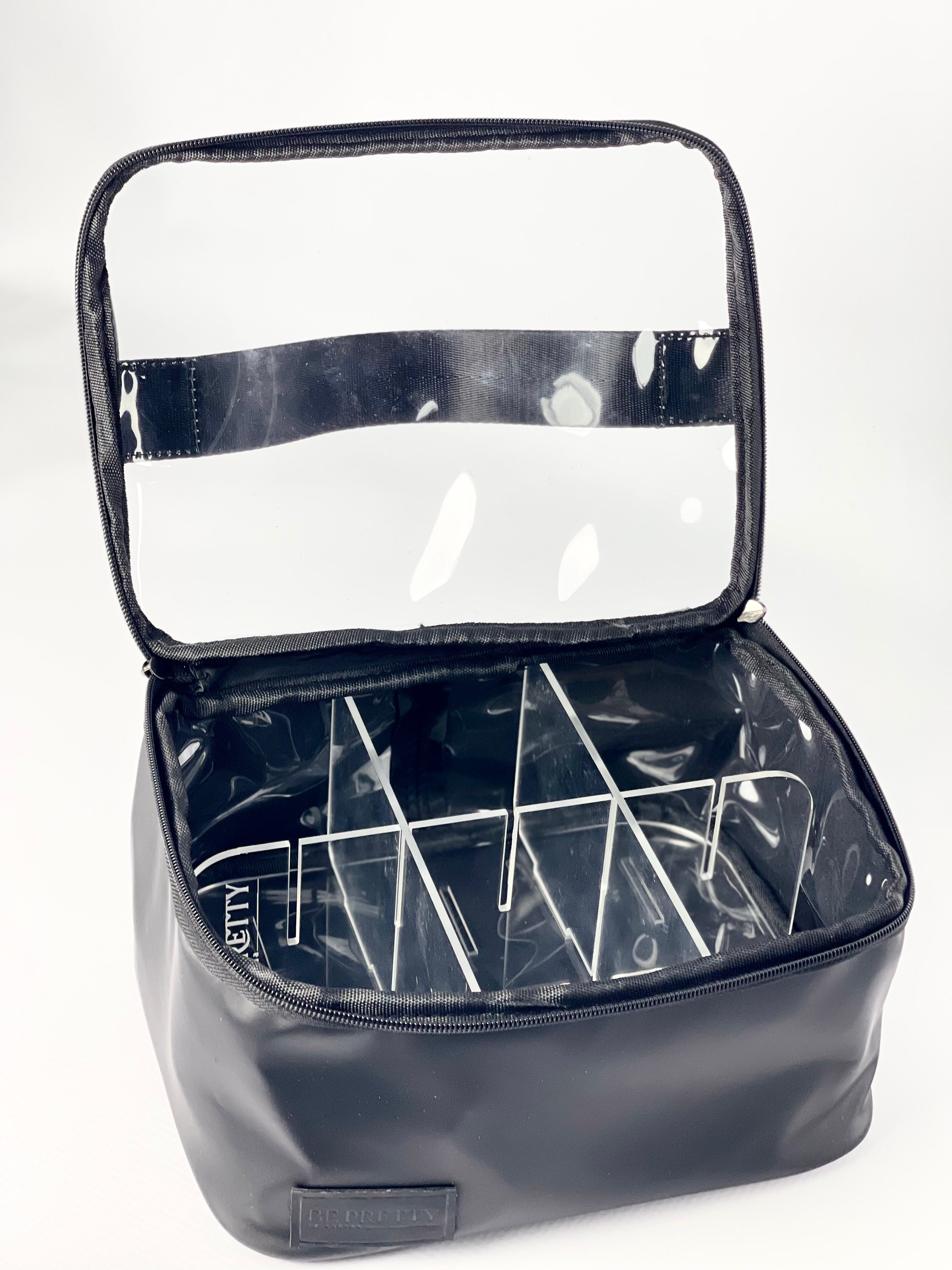 Noir Satin Pouch + Noir Satin Pouch Petite    