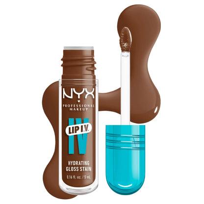Nyx Professional Makeup Lip I.V. Hydrating Lip Gloss Stain   SPLASH N SPICE 