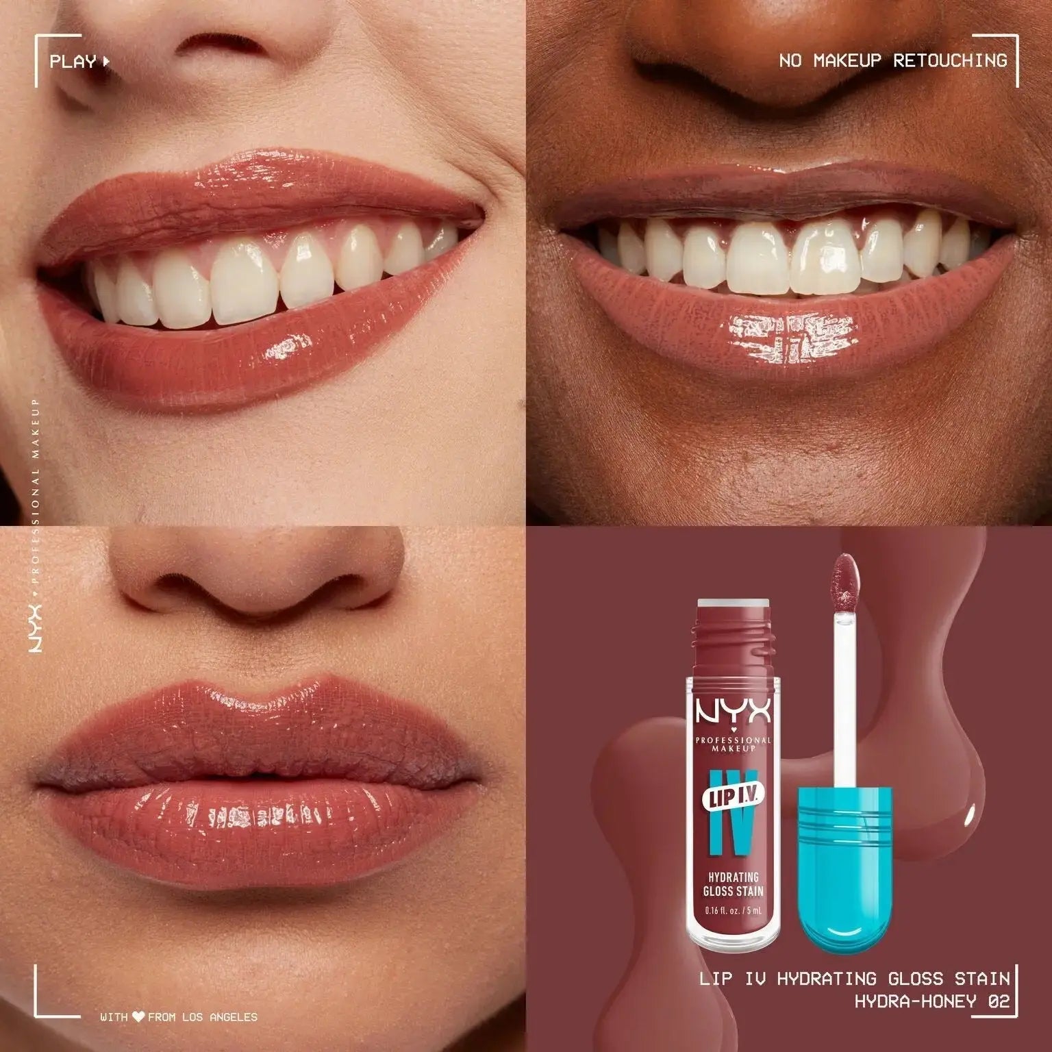 Nyx Professional Makeup Lip I.V. Hydrating Lip Gloss Stain    