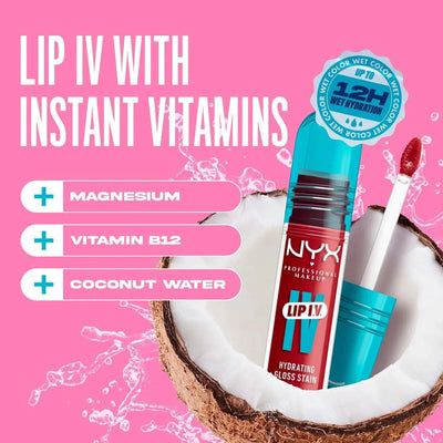 Nyx Professional Makeup Lip I.V. Hydrating Lip Gloss Stain    