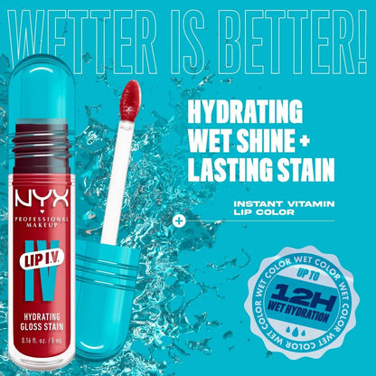 Nyx Professional Makeup Lip I.V. Hydrating Lip Gloss Stain    