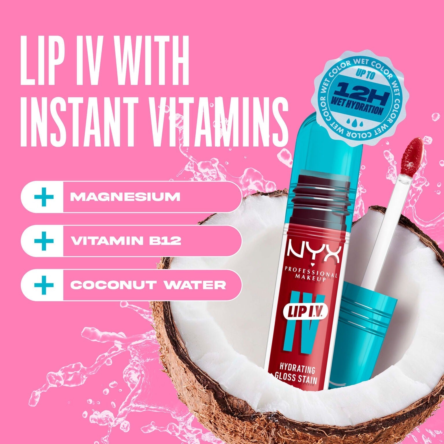 Nyx Professional Makeup Lip I.V. Hydrating Lip Gloss Stain    