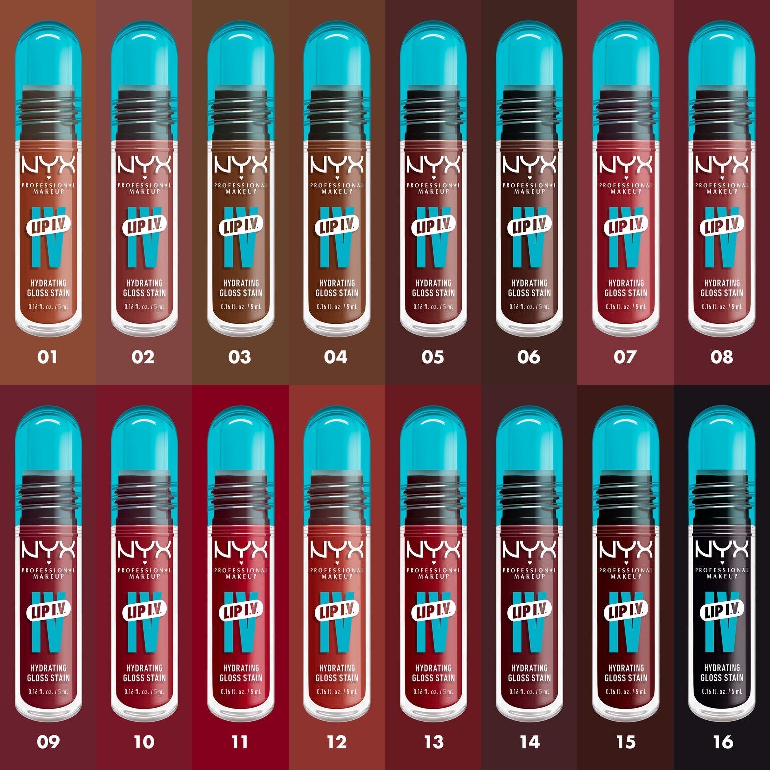 Nyx Professional Makeup Lip I.V. Hydrating Lip Gloss Stain    