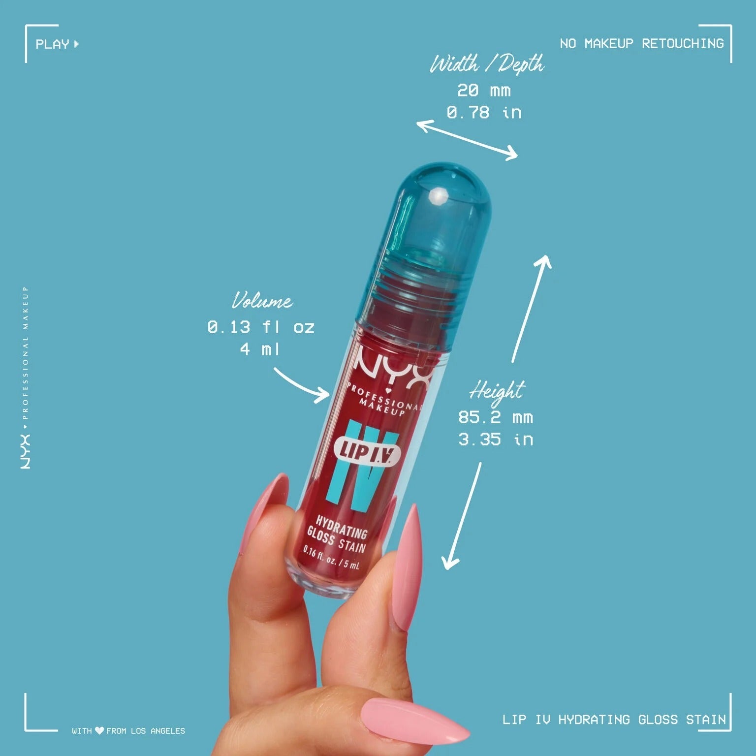 Nyx Professional Makeup Lip I.V. Hydrating Lip Gloss Stain    