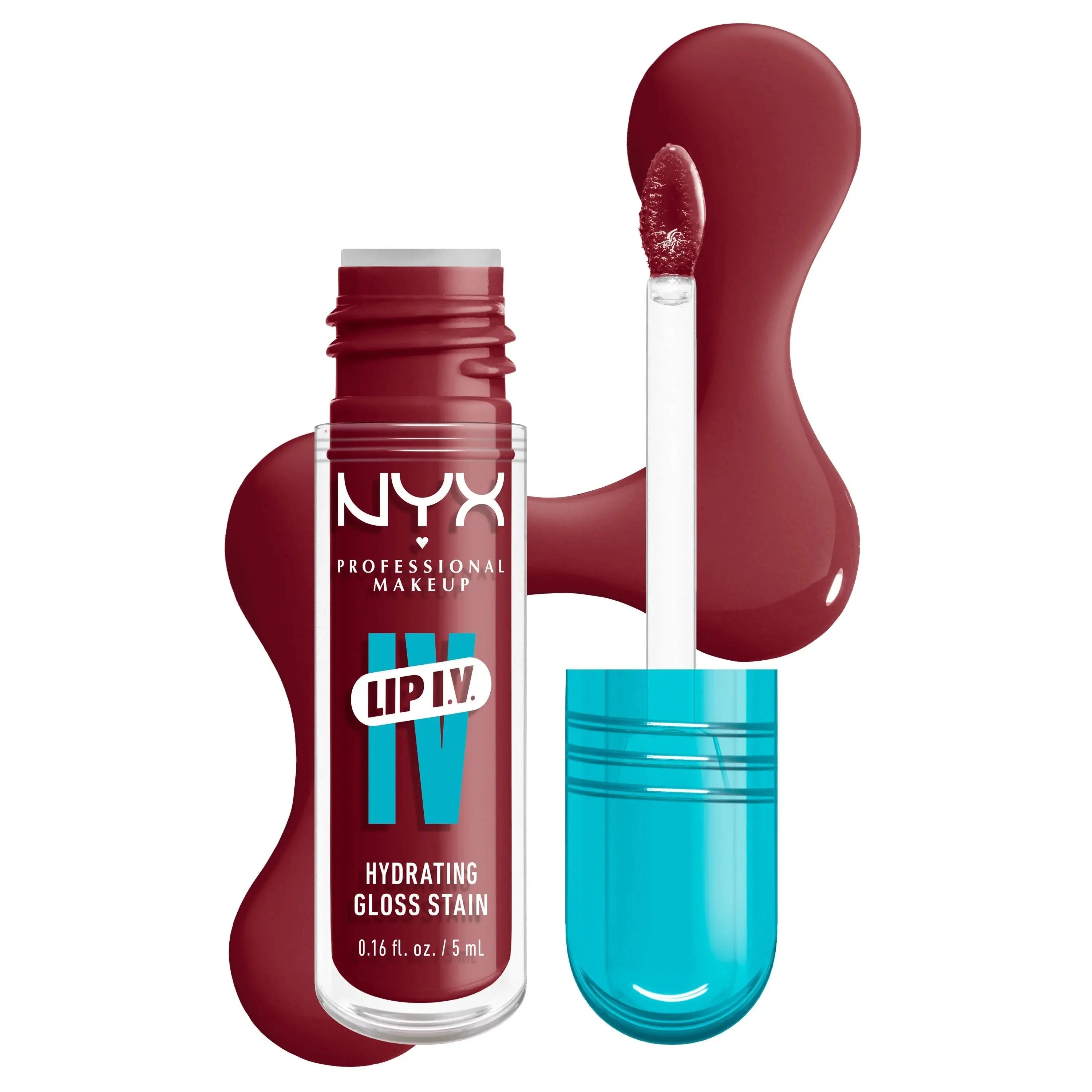 Nyx Professional Makeup Lip I.V. Hydrating Lip Gloss Stain   BLUSH RUSH 