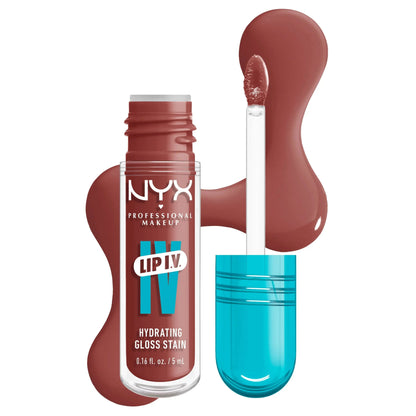 Nyx Professional Makeup Lip I.V. Hydrating Lip Gloss Stain   HYDRA HONEY 