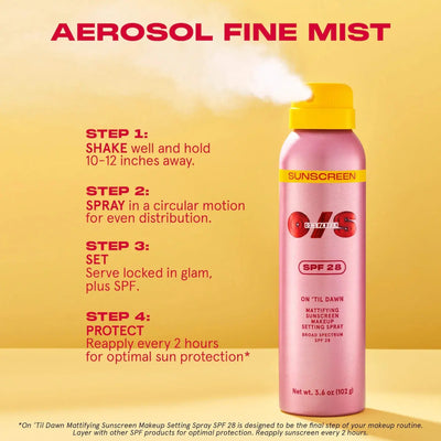 ONE/SIZE by Patrick Starrr On'Til Dawn Makeup Setting Spray with SPF 28    
