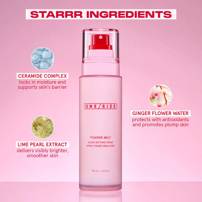 ONE/SIZE by Patrick Starrr  Powder Melt Glass Setting Spray 100ml    