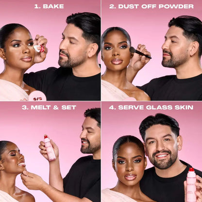 ONE/SIZE by Patrick Starrr  Powder Melt Glass Setting Spray 100ml    