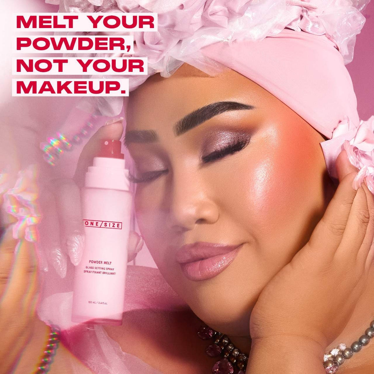 ONE/SIZE by Patrick Starrr  Mini Powder Melt Glass Setting Spray    