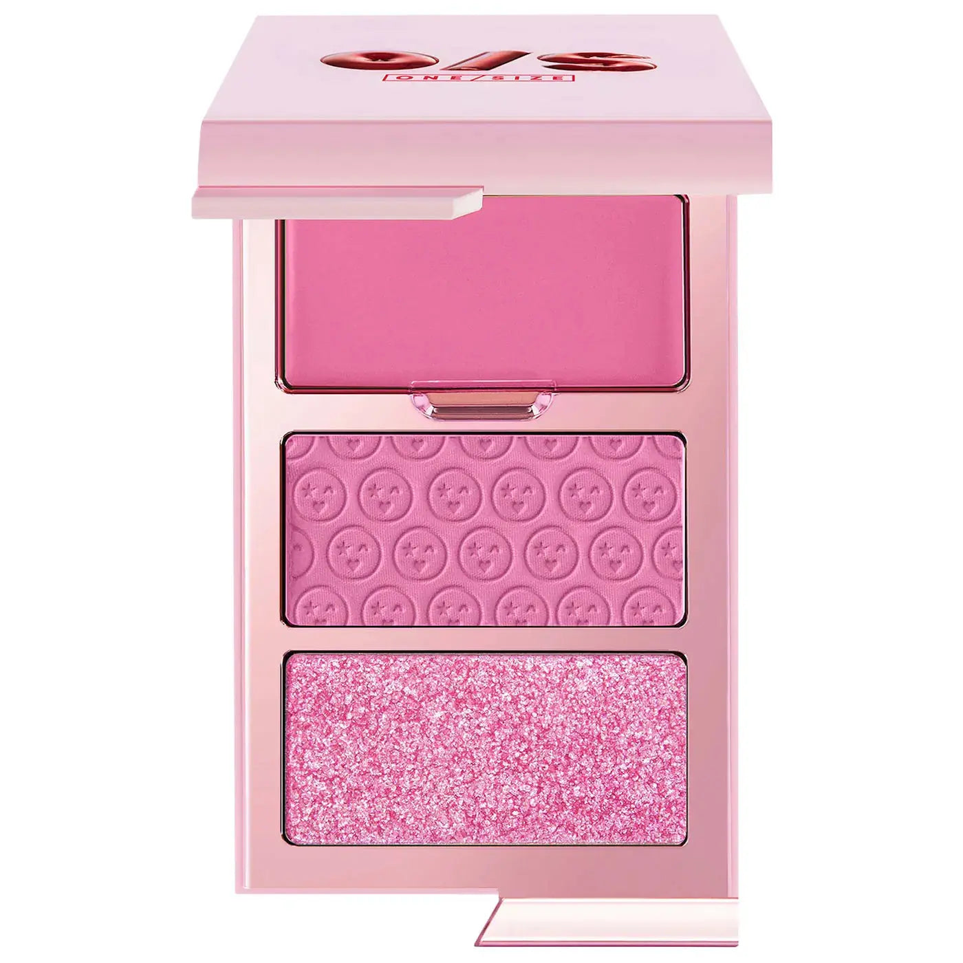 One size  Cheek Clapper 3D Blush Trio Palette (Attention Seeker)    