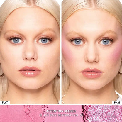 One size  Cheek Clapper 3D Blush Trio Palette (Attention Seeker)    