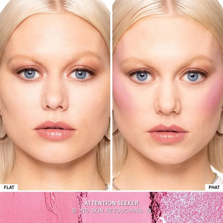 One size  Cheek Clapper 3D Blush Trio Palette (Attention Seeker)    
