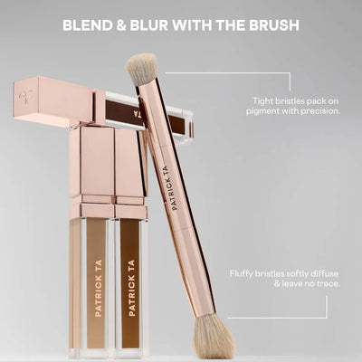 PATRICK TA  Dual-Ended Concealer Brush    