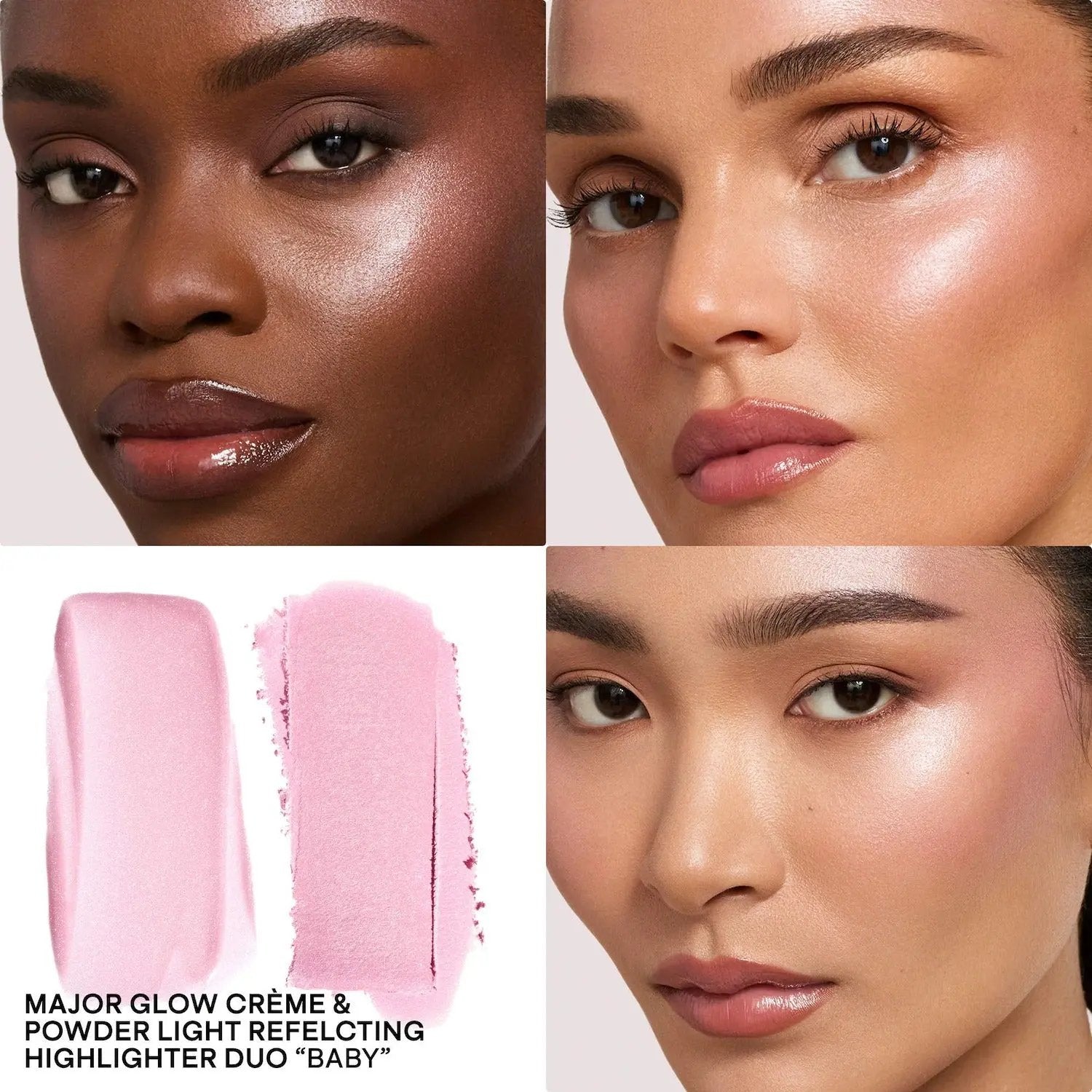 PATRICK TA Major Glow Creme & Powder Light Reflecting Translucent Highlighter Duo    