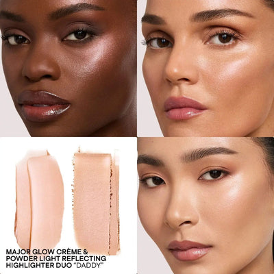 PATRICK TA Major Glow Creme & Powder Light Reflecting Translucent Highlighter Duo    