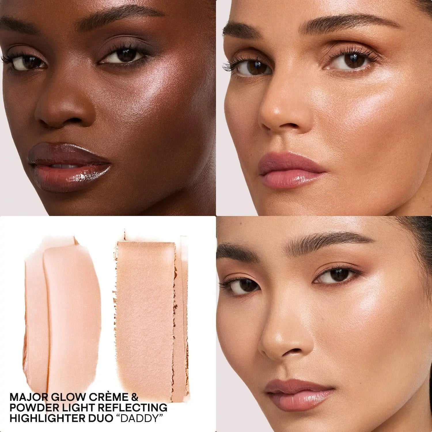 PATRICK TA Major Glow Creme & Powder Light Reflecting Translucent Highlighter Duo    