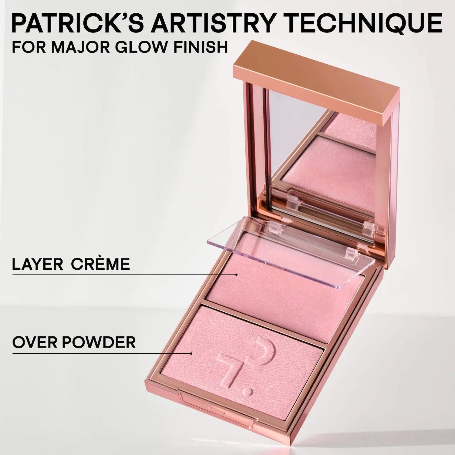 PATRICK TA Major Glow Creme & Powder Light Reflecting Translucent Highlighter Duo    
