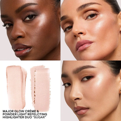 PATRICK TA Major Glow Creme & Powder Light Reflecting Translucent Highlighter Duo    