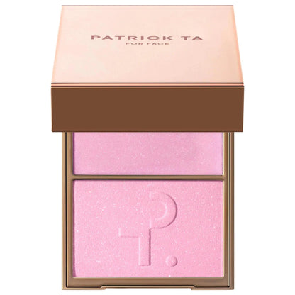 PATRICK TA Major Glow Creme & Powder Light Reflecting Translucent Highlighter Duo   Baby - pink shimmer 