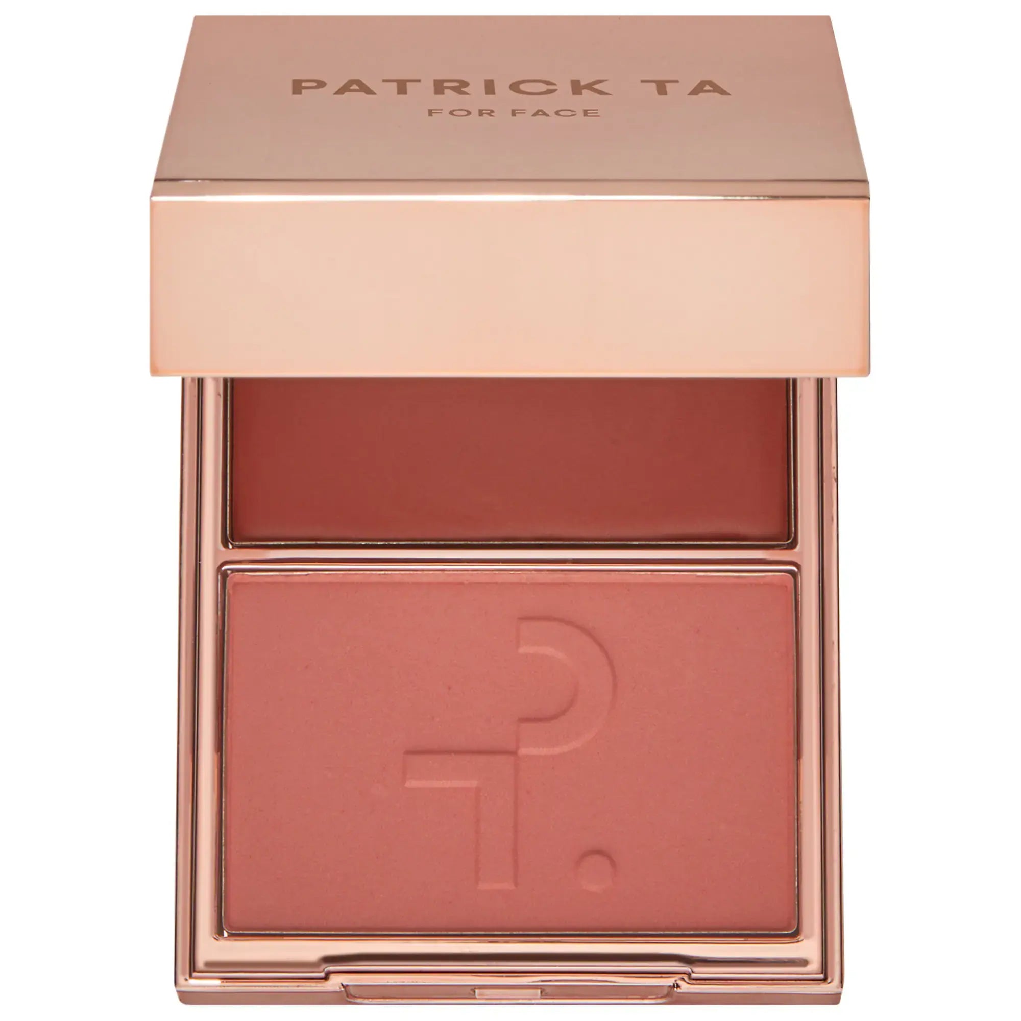 PATRICK TA  Major Headlines Double-Take Crème & Powder Blush Duo   She's Blushing - dusty rose 