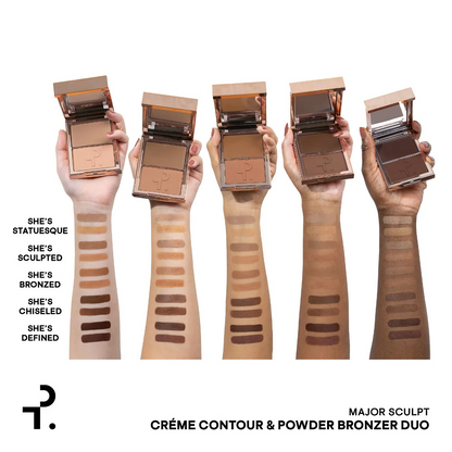 PATRICK TA  Major Sculpt Crème Contour & Powder Bronzer Duo    