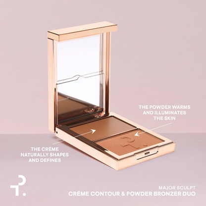PATRICK TA  Major Sculpt Crème Contour & Powder Bronzer Duo    