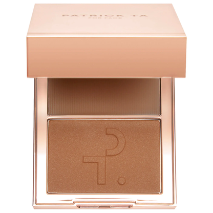 PATRICK TA  Major Sculpt Crème Contour & Powder Bronzer Duo   She's Sculpted - medium with a cool undertone 