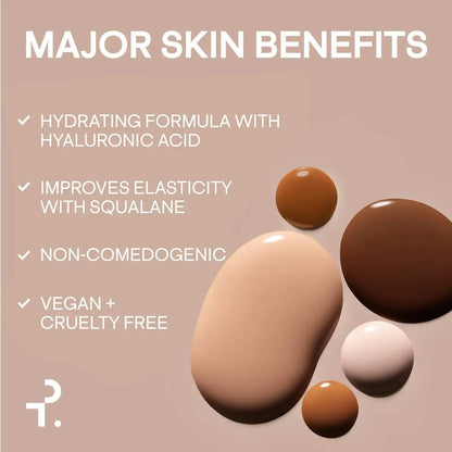 PATRICK TA  Major Skin Hydra-Luxe Luminous Skin Perfecting Foundation For Natural Glow    