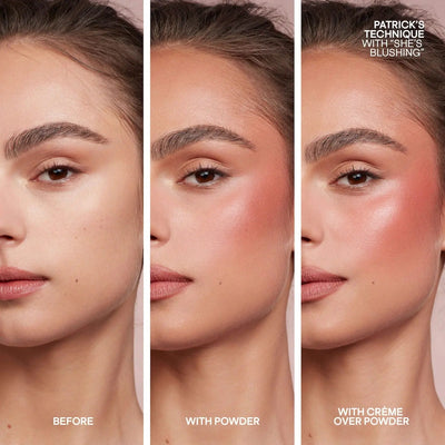 PATRICK TA  Mini Must-Have Major Headlines Double-Take Crème & Powder Blush Duo Set    