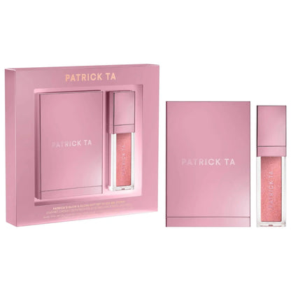 PATRICK TA - Patrick's Glow and Gloss Set: Major Headlines Blush Duo and Lip Gloss Makeup Gift Set    