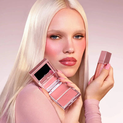PATRICK TA - Patrick's Glow and Gloss Set: Major Headlines Blush Duo and Lip Gloss Makeup Gift Set    