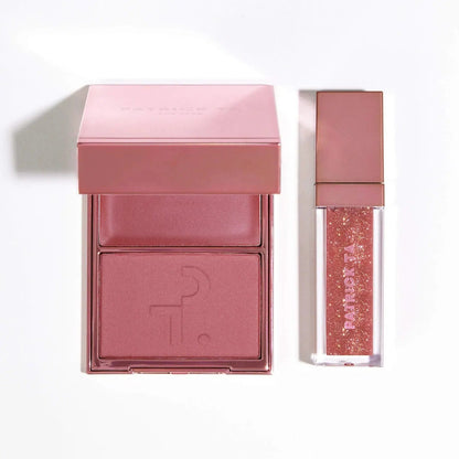 PATRICK TA - Patrick's Glow and Gloss Set: Major Headlines Blush Duo and Lip Gloss Makeup Gift Set    