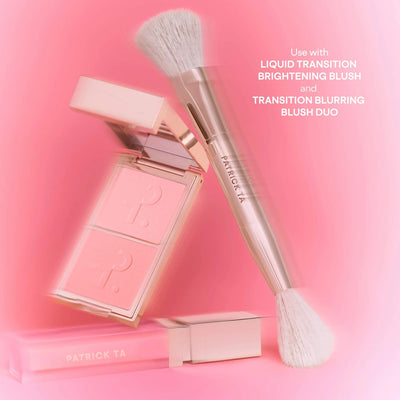 PATRICK TA  Dual Ended Transition Blush Brush    
