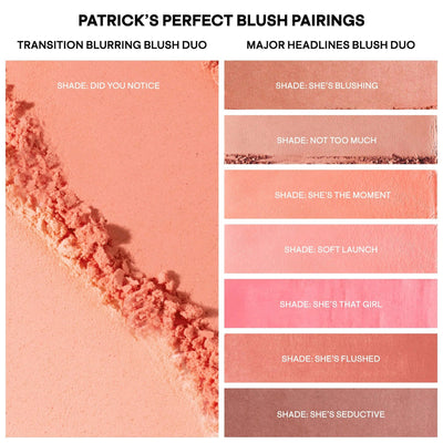 PATRICK TA  Major Headlines Transition Blurring Under Eye Blush Duo    