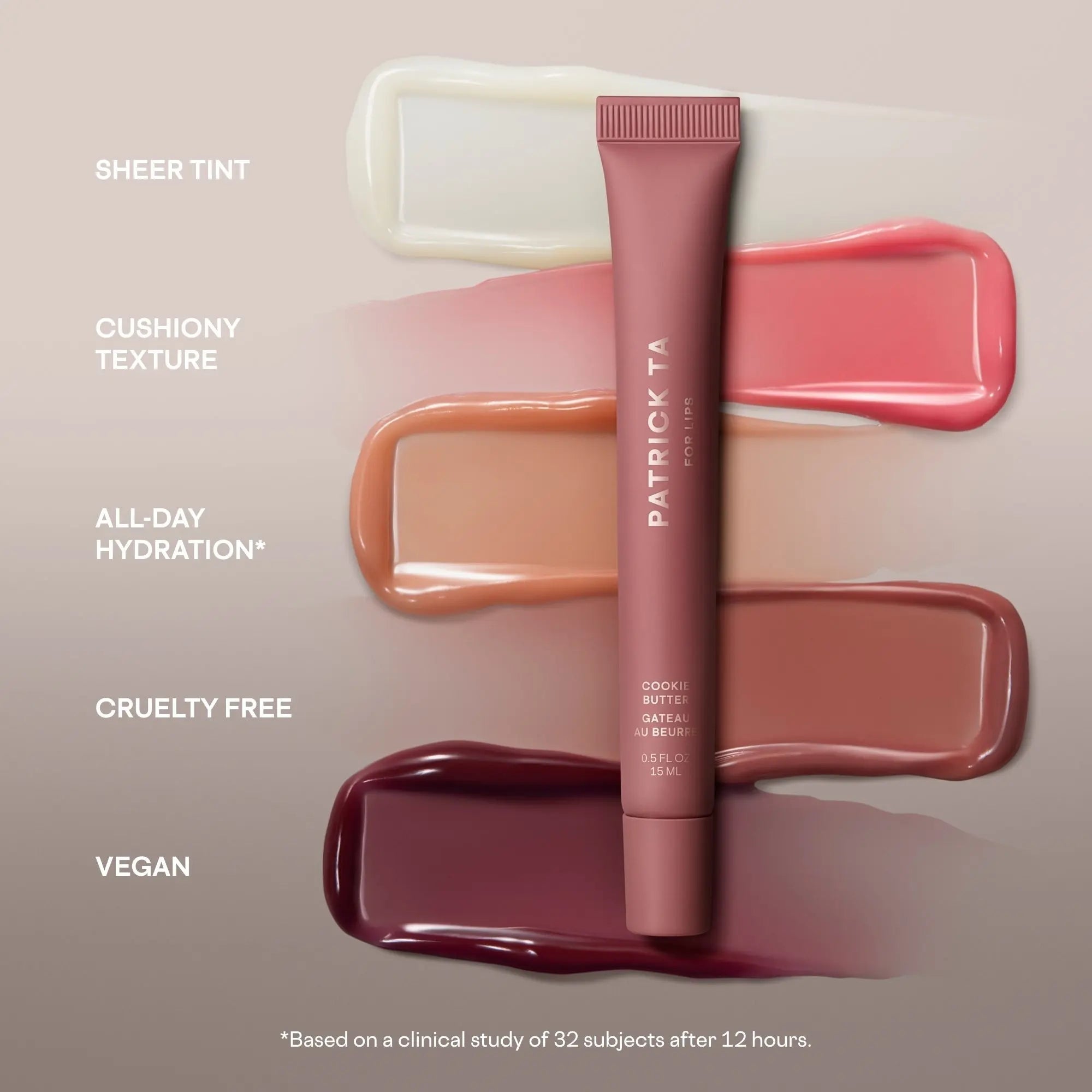 Patrick Ta - Major Moisture Smoothing Lip Balm (Various Shades)    