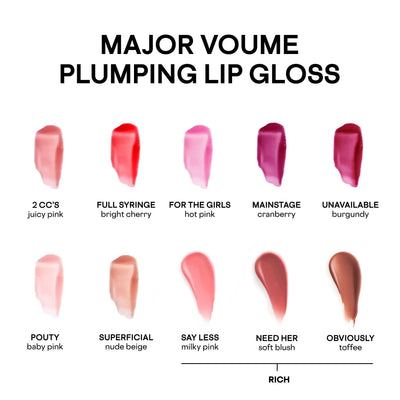 Patrick Ta major volume plumping gloss    
